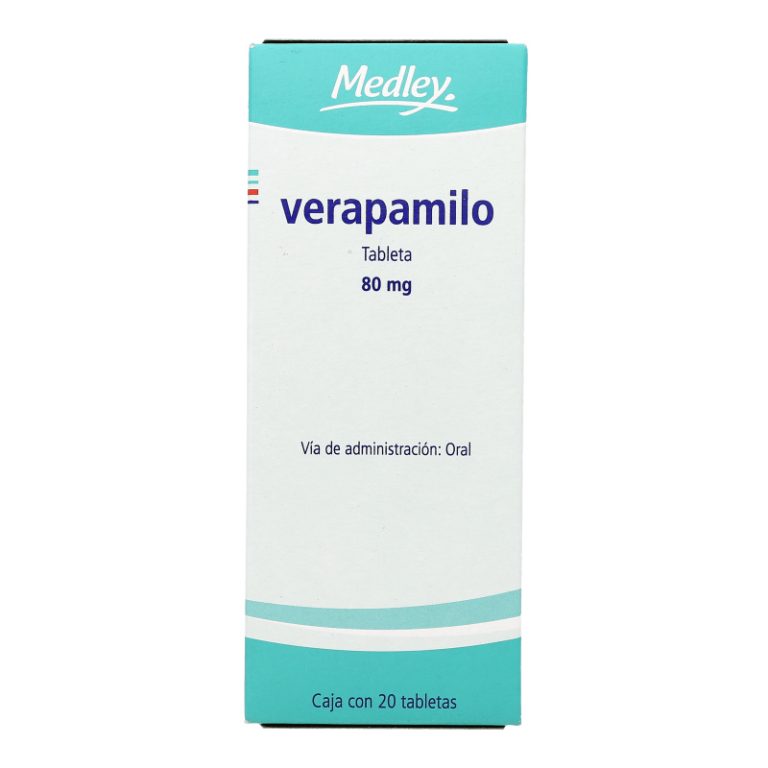 Verapamilo 80mg Tabletas Farmacia Medilife